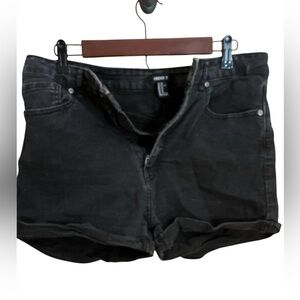Forever 21 high waisted denim shorts